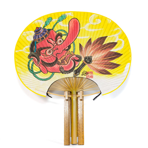房州うちわ 特大和型「天狗」
